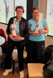 Winnaars dames dubbel competitie Tline seizoen 21-22.